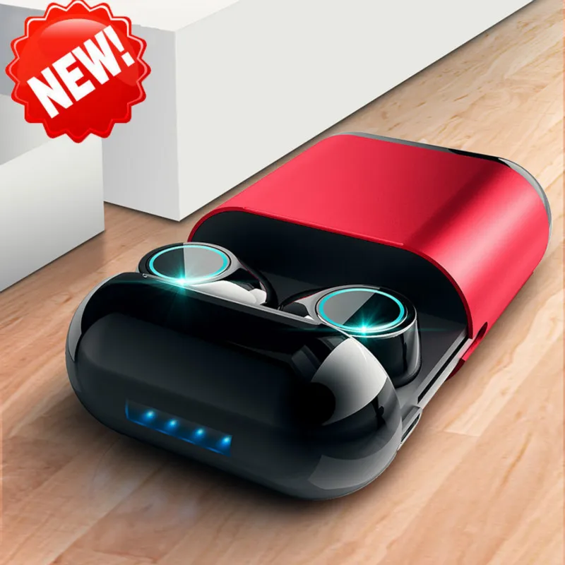 

2020 New model pull out open style mini portable earphones S7 tws auriculares