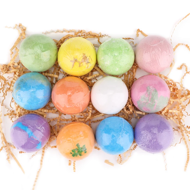 

12 Bath Bombs Gift Set with ring and Perfect for Spa Bath Floral Bombs Fizzies