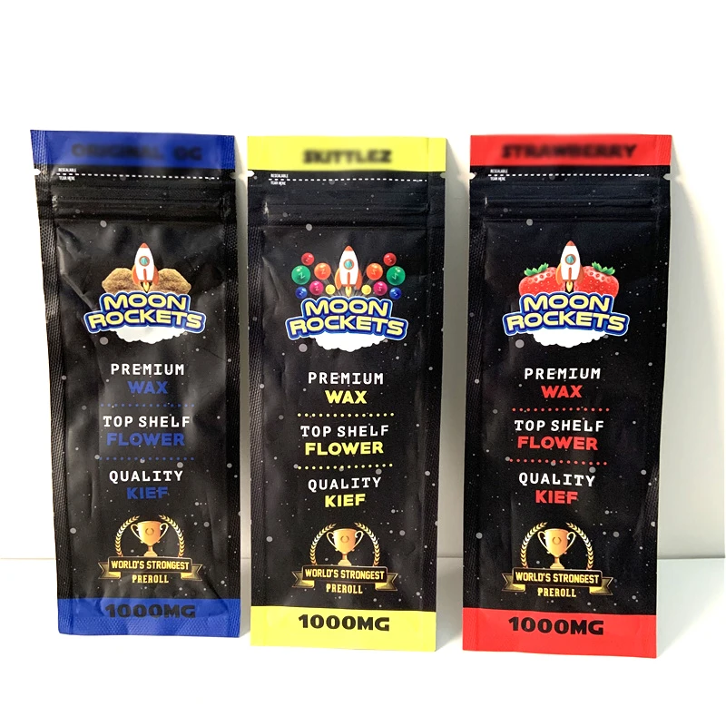 Custom Printed Moonrock Plastic Resealable Foil Smell Proof Exit Tobacco Leaf Blunt Cigar Pre Roll Packaging Mylar Bags Buy Pre Roll Packaging Bags Tobacco Leaf Bags Blunt Foil Bag Product On Alibaba Com