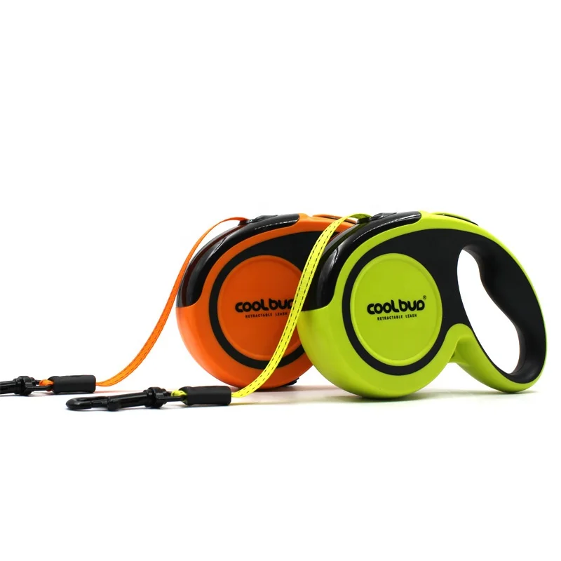 

Retractable Pet Leash For Large Dogs, Orange,green