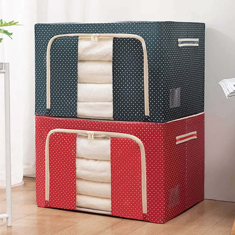 

Storage Bags Different Designs Breathable Wardrobe Organizer Bag With Handle Clear Window For Clothes Storage Bag