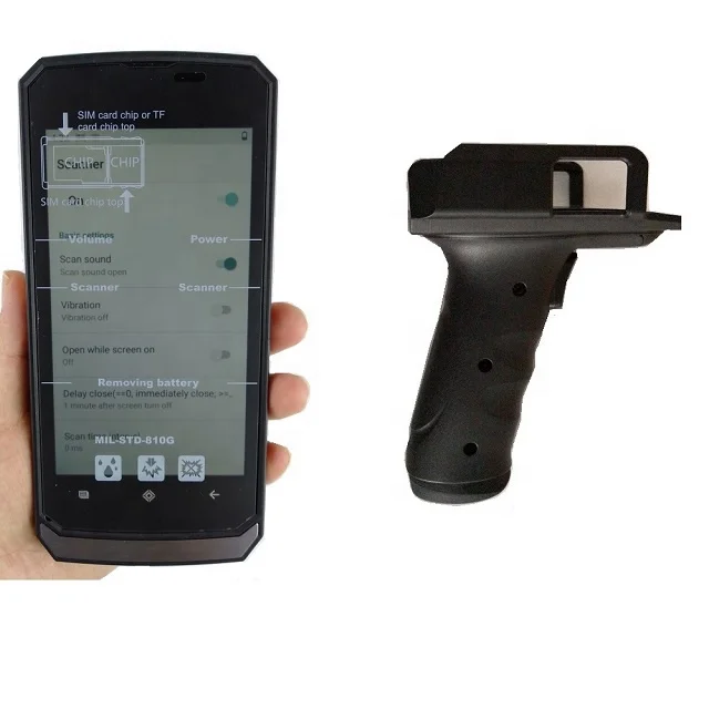

Hot Swap Android 10 Barcode Scanners Wifi Roaming Handheld Computer Device Gun Scanner