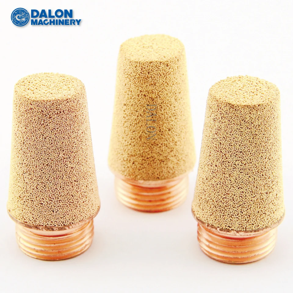 
BSP G NPT PT thread SC 1/8 bronze muffler pneumatic air silencer with brass thread 