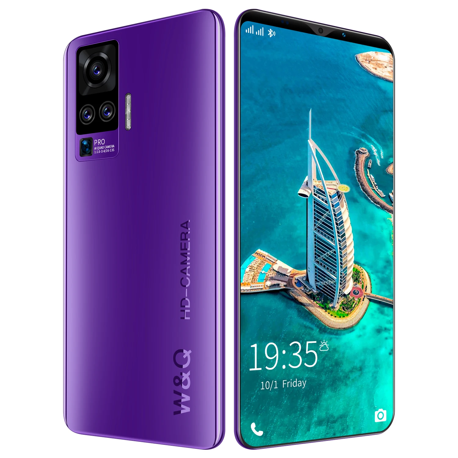 

Hot selling hd screen android telephones cellphone 10 gimbal smartphone get the free for free a gaming shipping mobie phones, Purple, red, blue