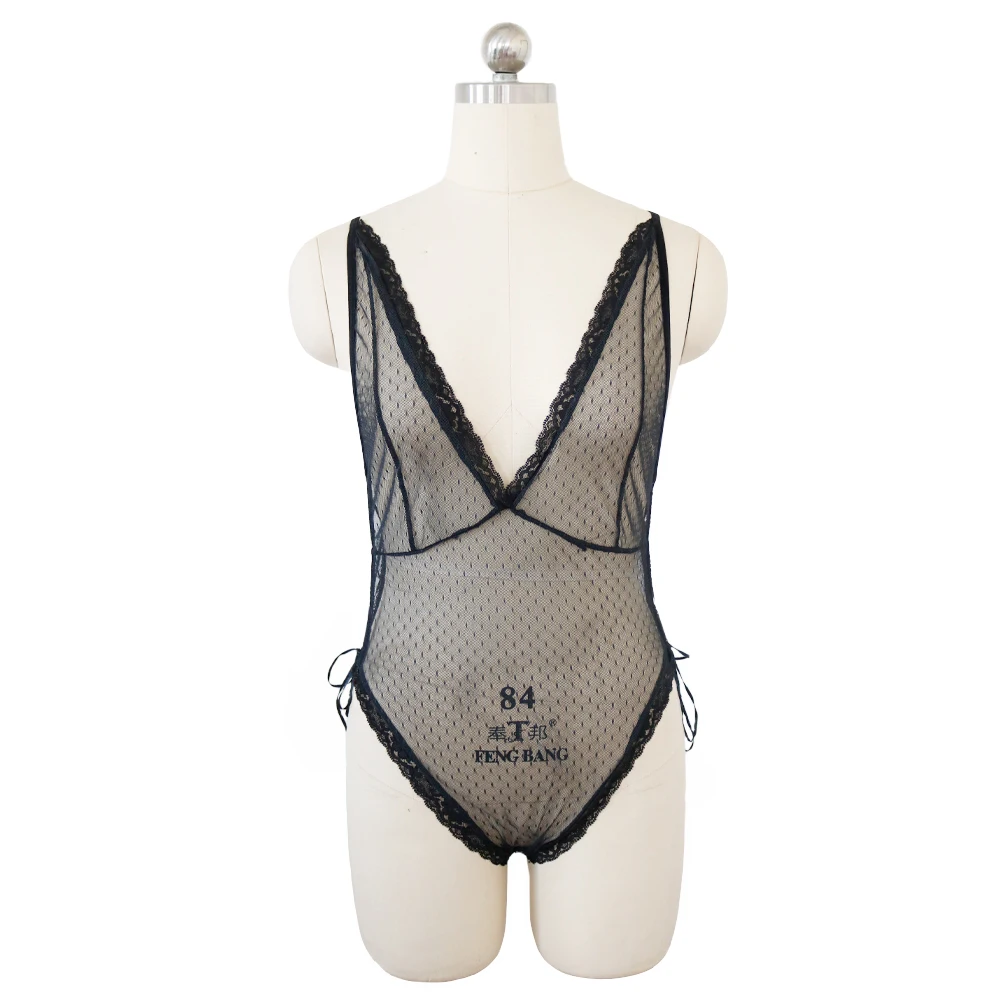 
L6396 High Quality Hot Transparent Ladies Women Plus Size Underwear Set Sexy Lingerie 