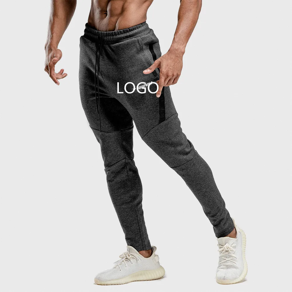 

New Fashion Drawstring Trousers Cheap Fitted GYM Sports Men's Jogger Pants Custom Logo Printing Track Casual Sport Pants For Men