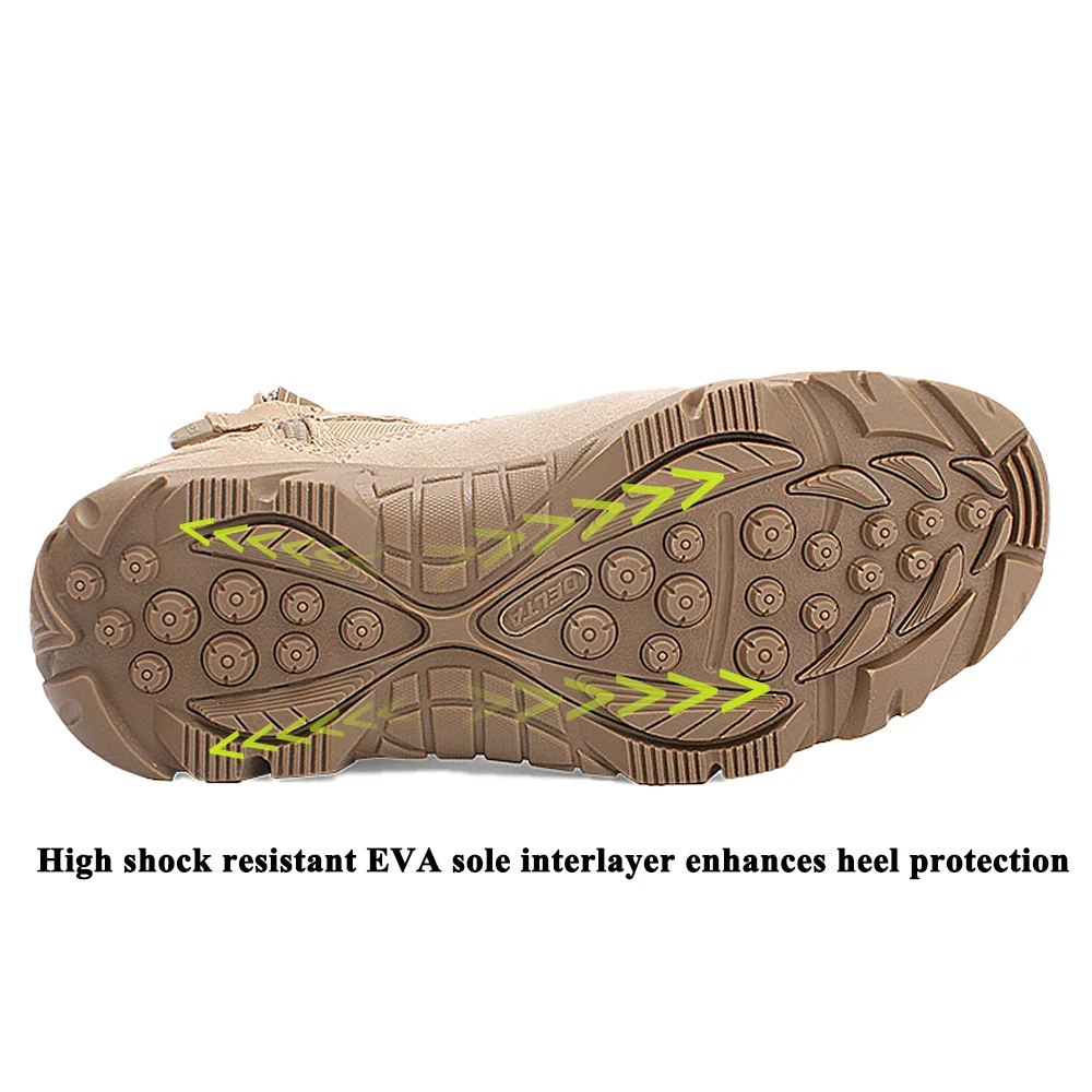 
2020 new function factory cheap price leather tactical military combat army ankle boots hiking shoes for men 