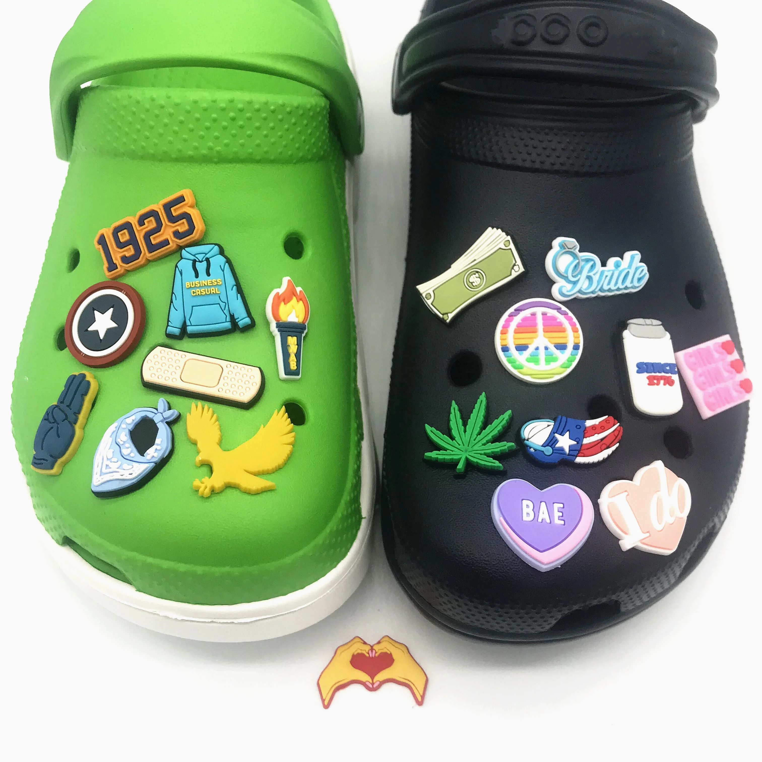 

Factory mix Cheap Custom Shoe Decorations Amazon Designer jibz Soft PVC Cartoon croc Shoe Charm for croc charm, Picture