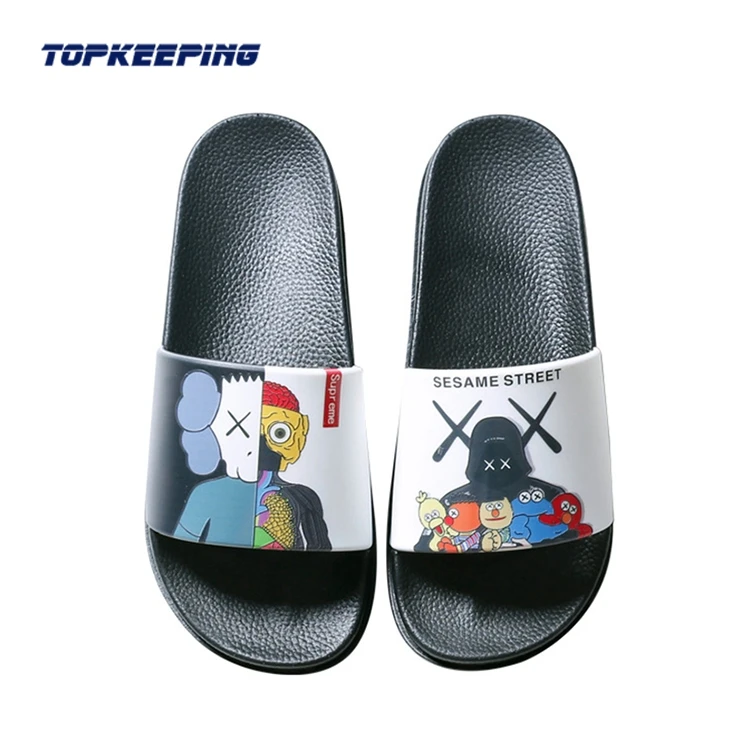 

1E0102 Custom Beach Unisex Summer Logo Cozy Casual Slide Slipper