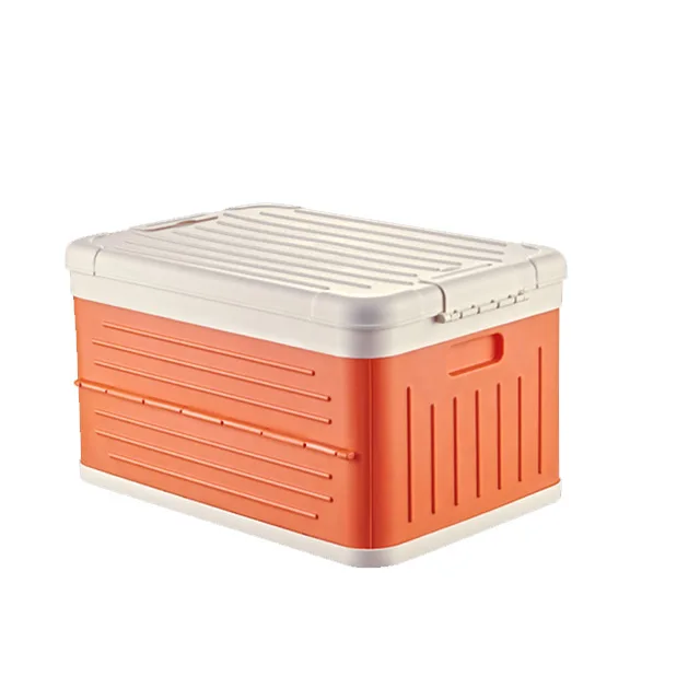 

Folding Plastic Storage Boxes With Lids Collapsible Storage Bins For Car ,Toys and Home Organization