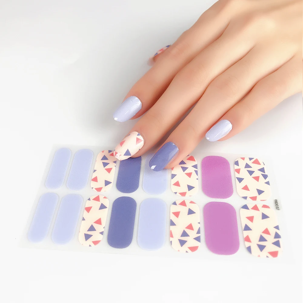 

Beauty sticker gel wrap Non-Toxic sticker Custom Design Nail Art, Customers' requirements