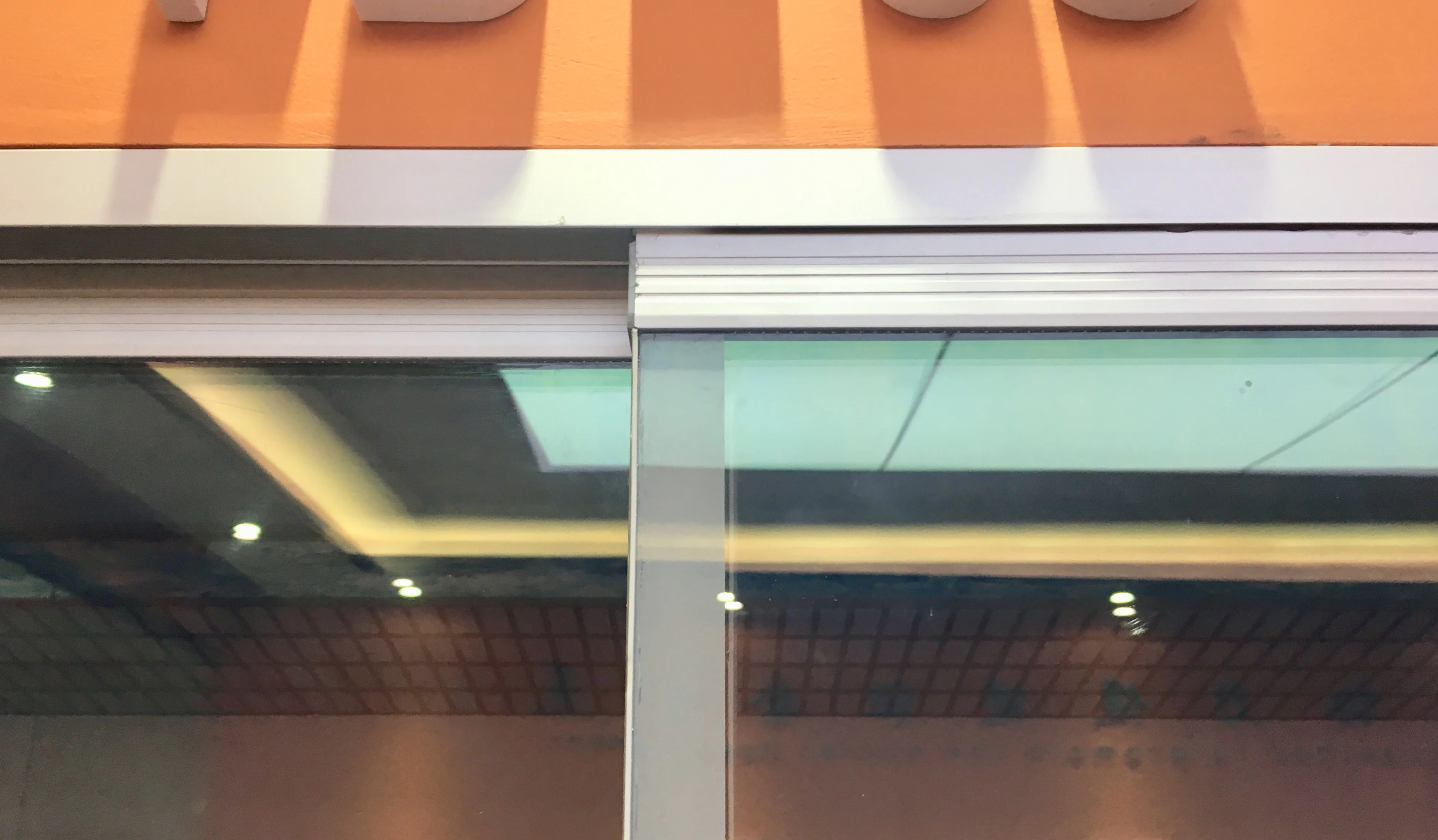 New product promotion automatic buffer sliding glass door