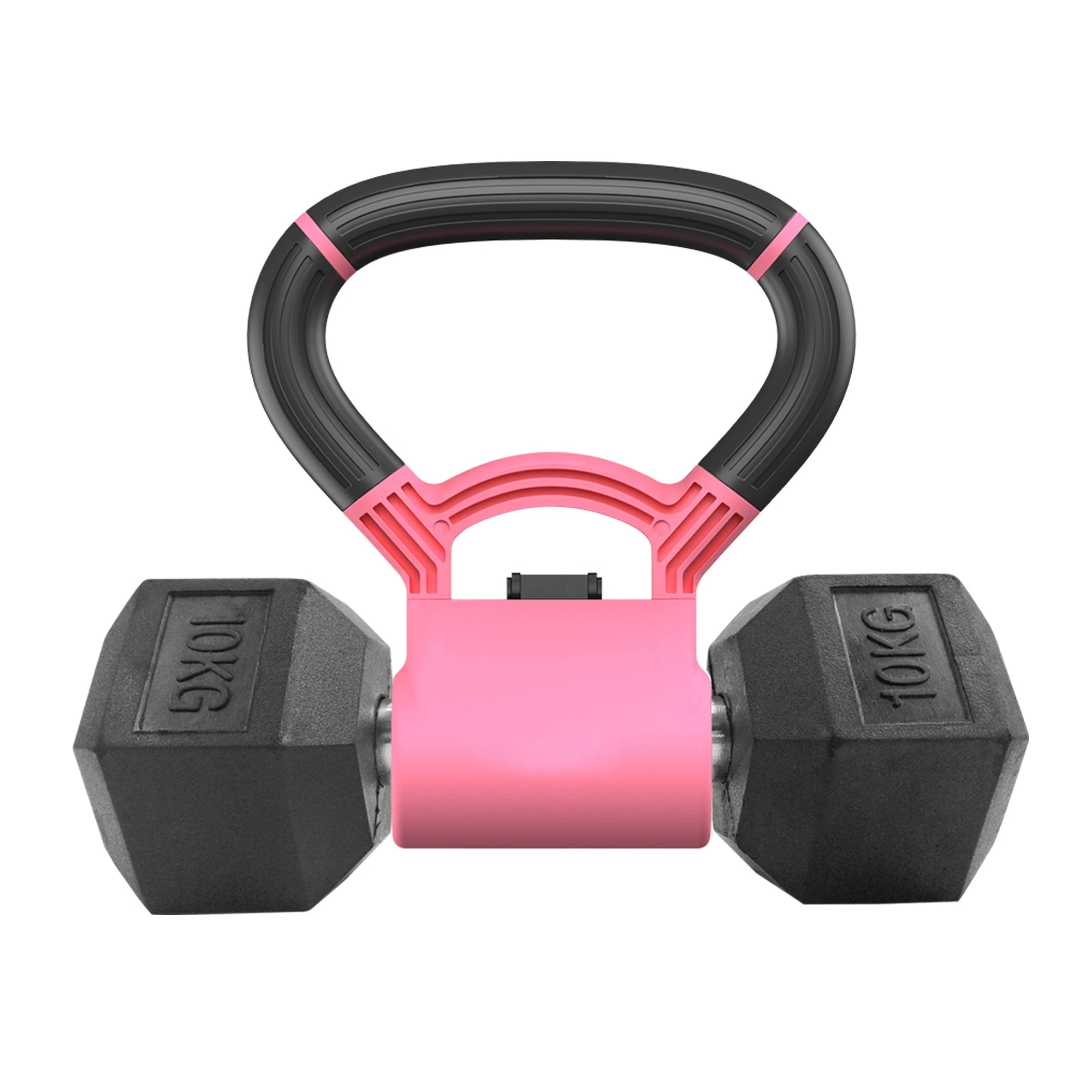 

New Kettlebell Adjustable Portable Weight Grip, Red with black
