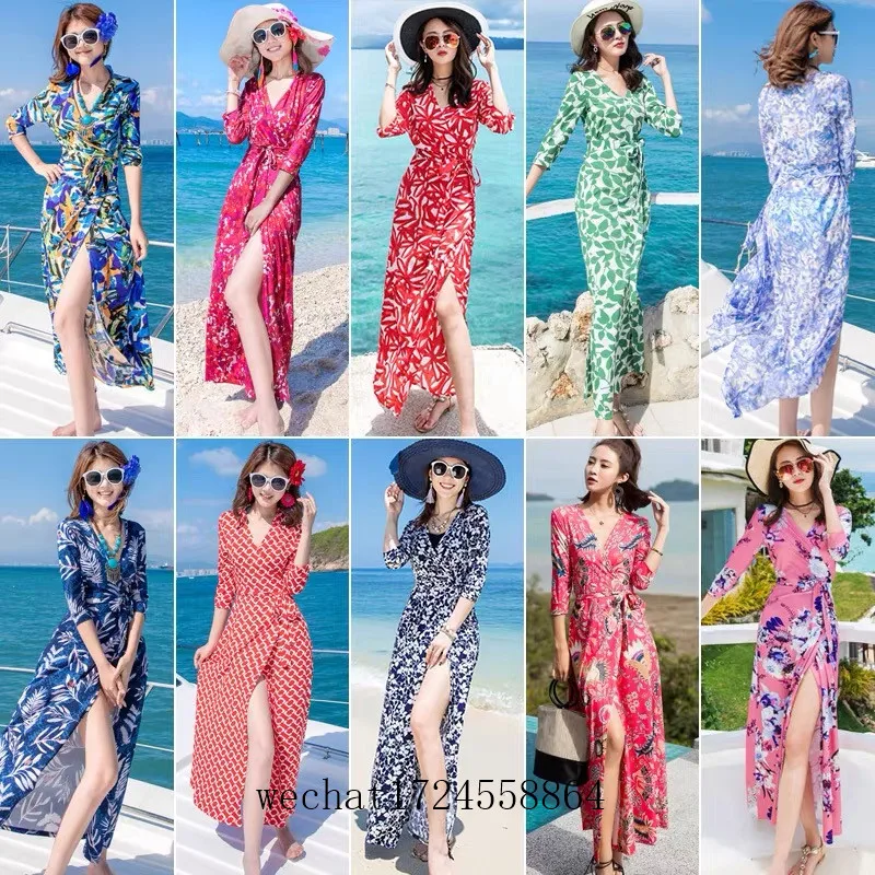 

2.6usd Summer Women's dress 202qNew European Sexy Multi-color lady dress