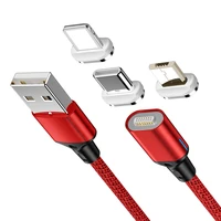 

3A Magnetic Usb Cable for Micro/IOS/Type-C 1M Fast Charging data cable wholesale cell phone accessories