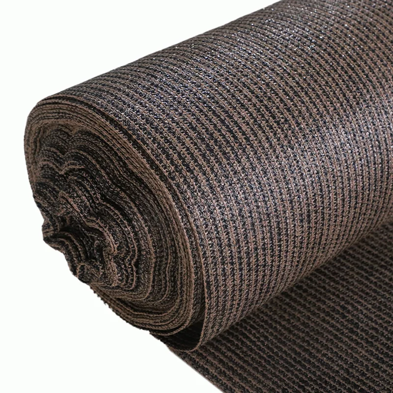 Coffee HDPE Sunshade Sunscreen Net Raw Roll Materials Wholesale  Canopy Balconies Courtyard Circular Forest Sunshade Net