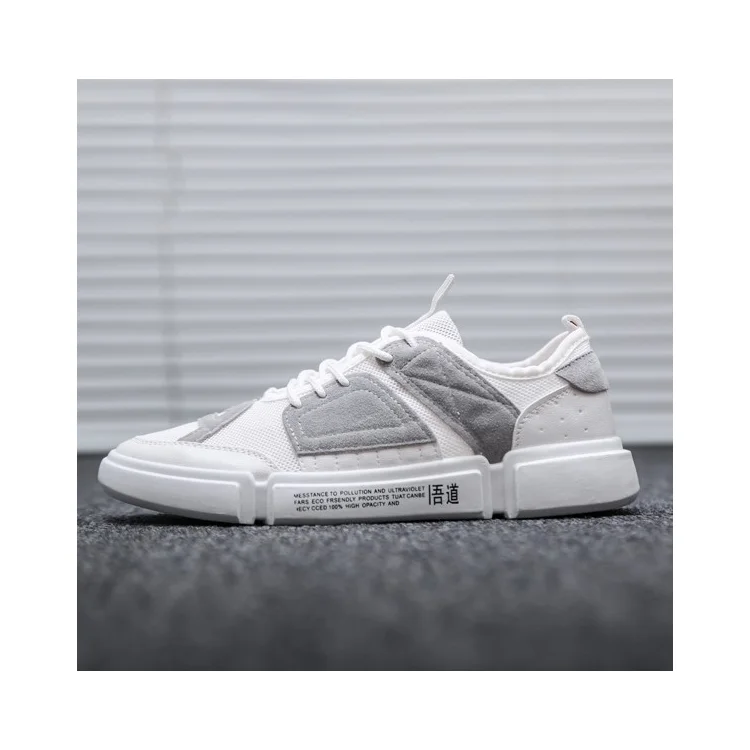 

XUHUI custom mens shoes casual walking shoes sport style men shoes sneaker running, Blue/white/grey or custom color