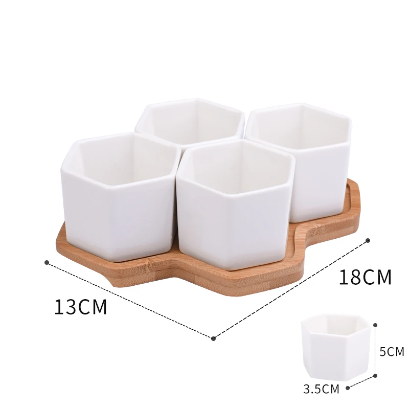 

Factory New Style hot sale Succulent planter indoor balcony desktop white ceramic flower pots