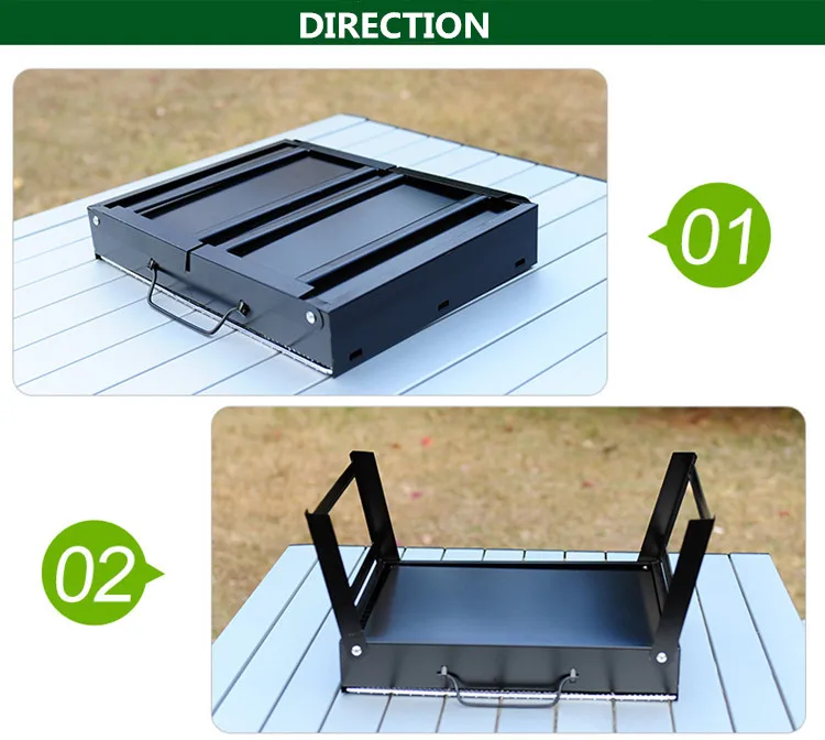 Mini Folding Portable Charcoal Bbq Grills Outdoor With Handle - Buy Bbq ...