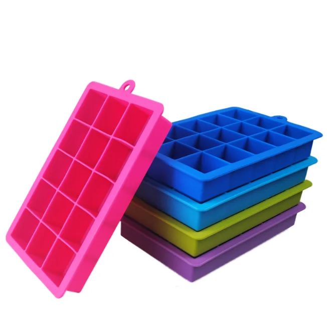 

Custom Round Shape Mini BPA 6 Silicone Ice Cube Tray Silicon Popsicle Mold, Customized color