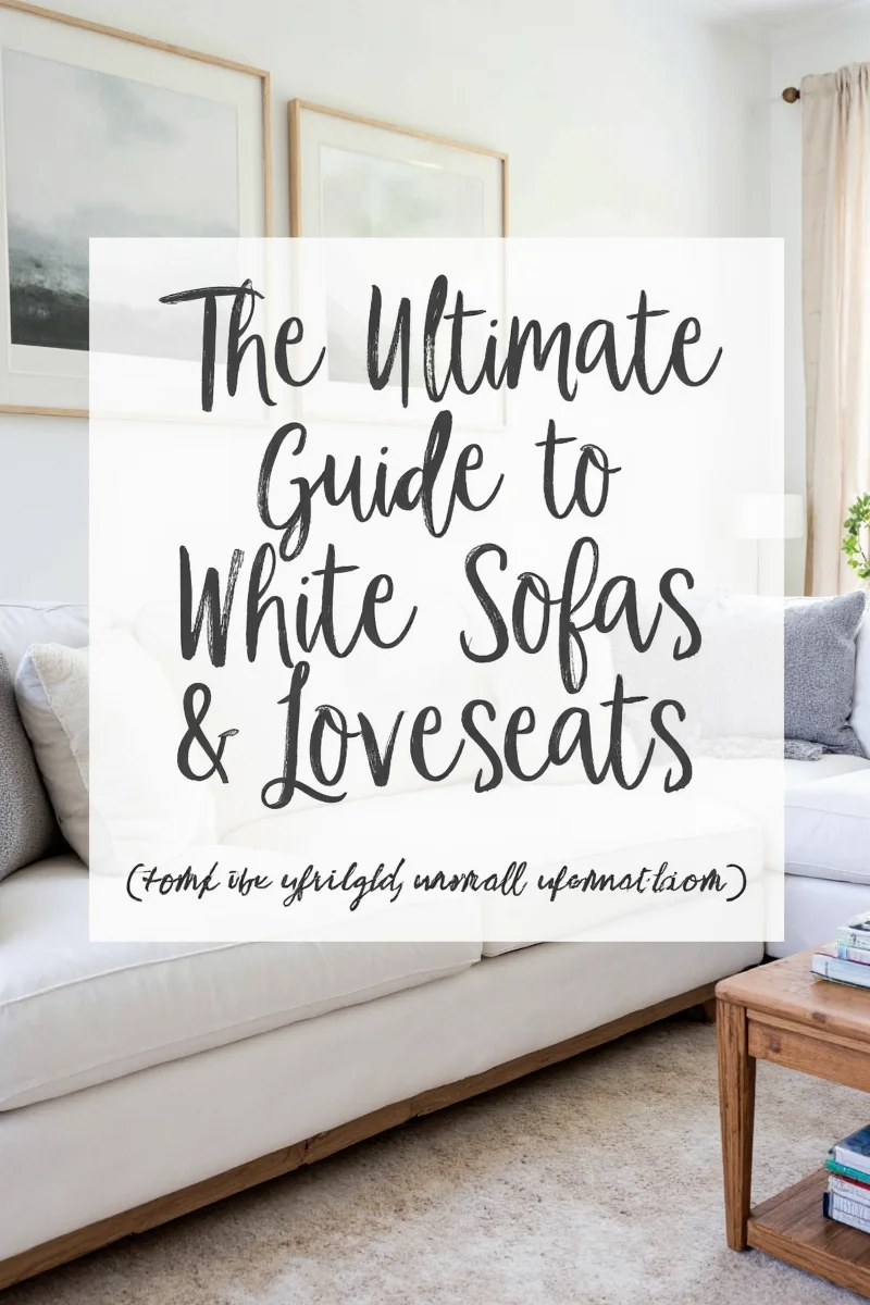 Family-friendly white sofa set with stain-resistant microfiber