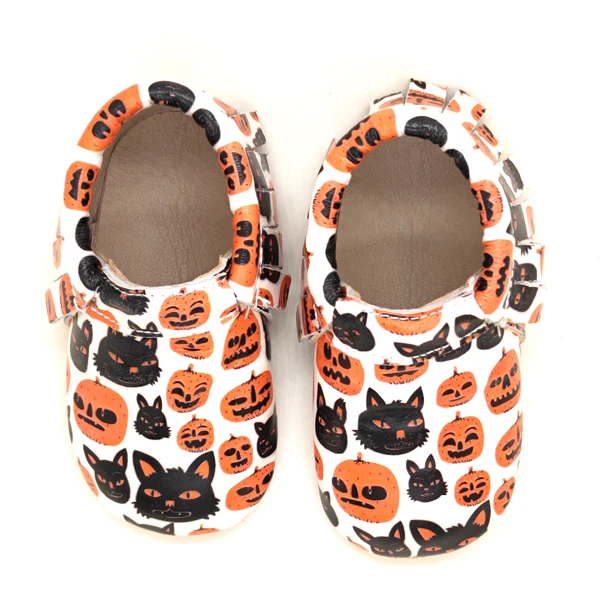 
Wholesale hot sell halloween moccasin mary jane Shoes newborn baby shoes 