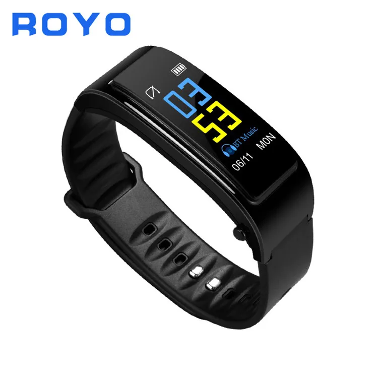 

Royo Y3 plus 2021 newly arrival blue tooth sport earbuds watch wireless earbuds bt earphone two in one smart watch tws