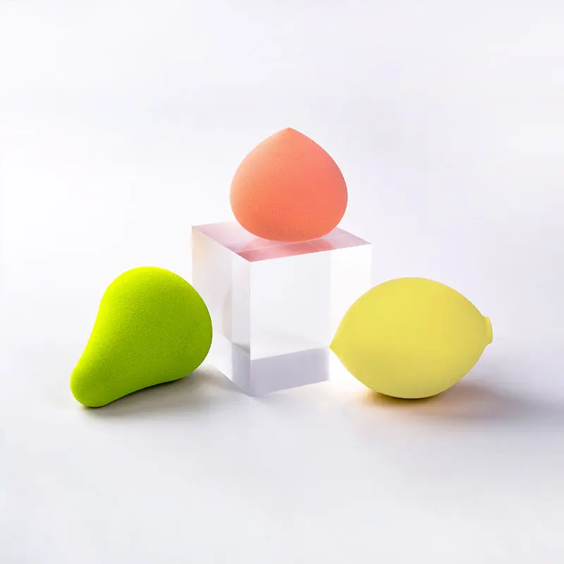 

Avocado Shape Face Beauty Makeup Sponge Puff Blender Private Label Makeup Sponge, Pink