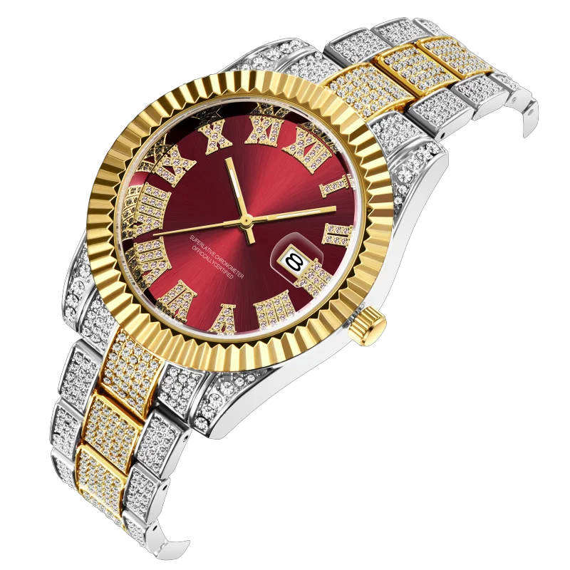 

Watch Men Automatic Luxury Watches For Watched With Braclets Special Quartz Waterproof Diamond