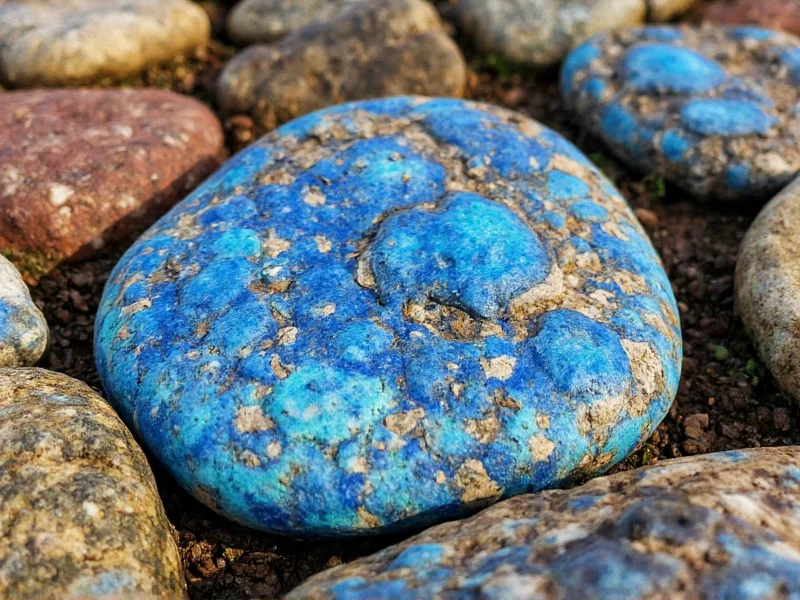 Close-up of painted river rocks with acrylic details
