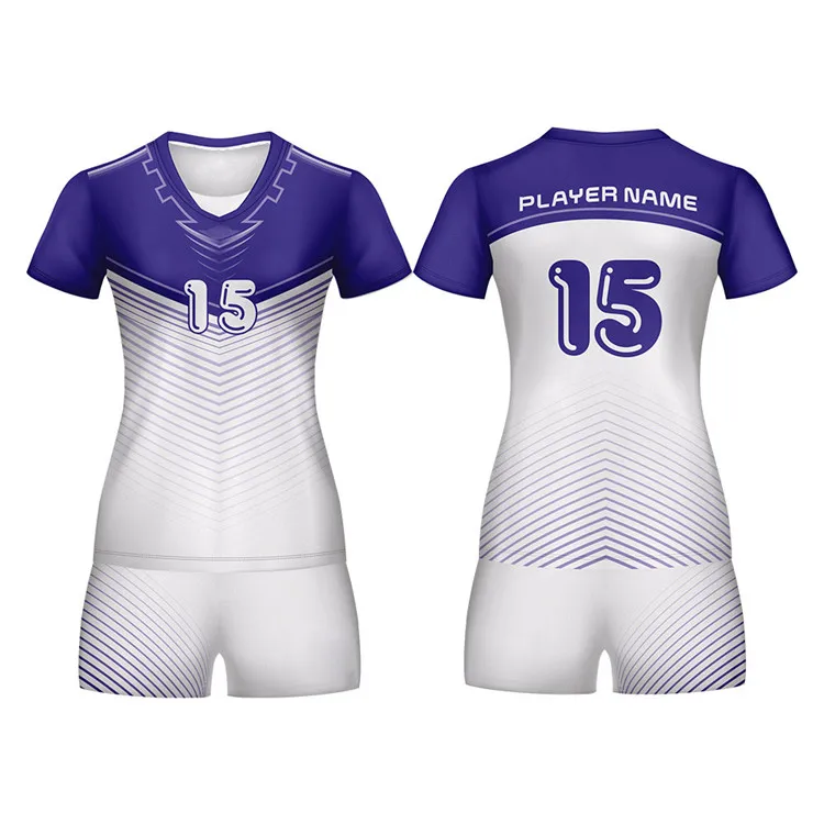 

2019 Design Jersey Volleyball Uniform For Men Women Custom Breathable Sportswear For Volleyball Uniforme, Customized color