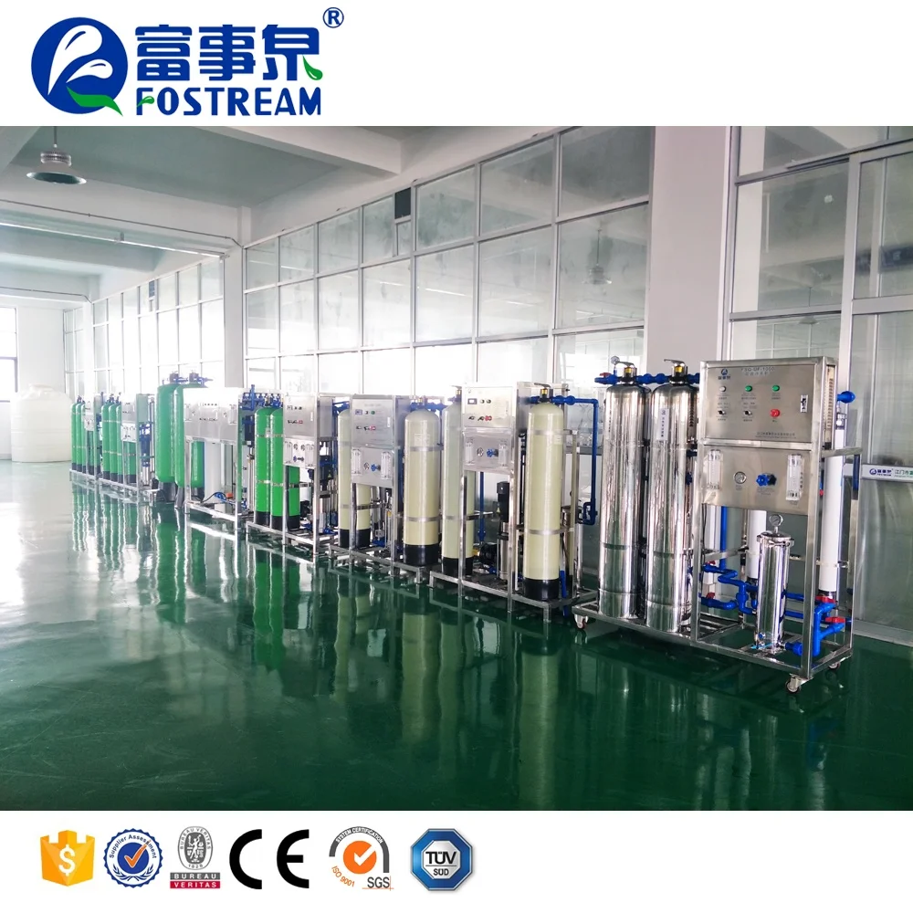 
Fostream 500LPH 1000L 2000 LPH 3000L 5000lh 6000 liter 10000 L Per Hour UV Ozone RO Plant Reverse Osmosis Water Treatment System 