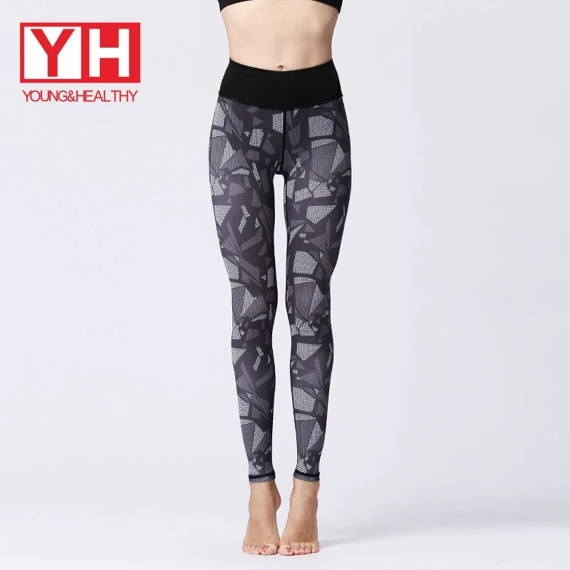 

Low Moq Customized High Quality Quick Dry Slim Fit Women High Waist Compression Leggings