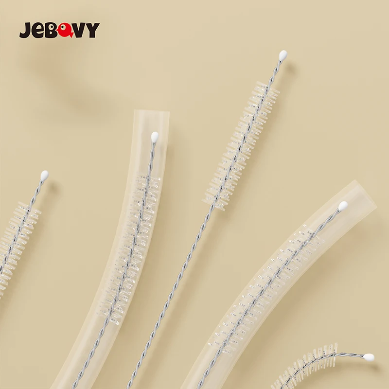 

Stainless Steel Cleaning Brushes Nylon Straw Cleaners Baby Bottles Straws Brush for Drinking Pipe