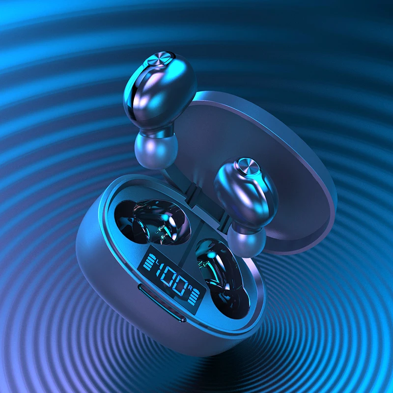 

Jellico ipx-5 waterproof wireless earphones sport stereo earbuds i tws, Black