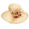 New Fashion Sinamay Church Fancy Design Women Hat Dress Hat With Feather