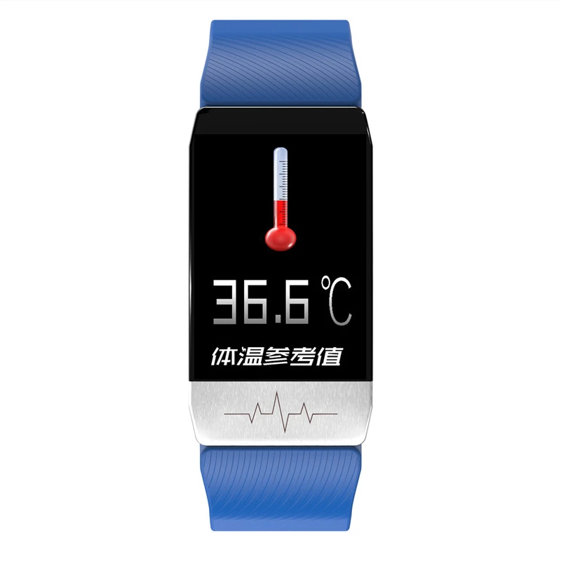 

body temperature smart watch T1 body temperature equipment amazon hot style temperature monitors health led wrist ce bracelet