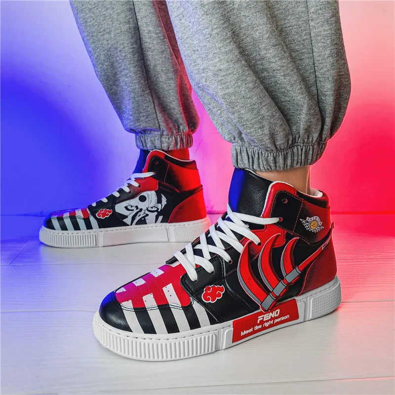 

Naruto Anime Printed New Unisex Women's Men's Walking Style Basketball Shoes