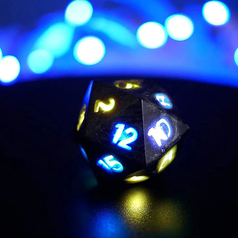

Kickstarted Smart Light-up Dice Tabletop Game Electric ABS Dice