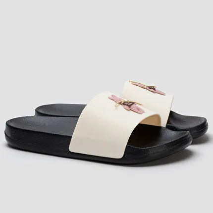 

Lovely summer indoor couple outside wear house slippers female household