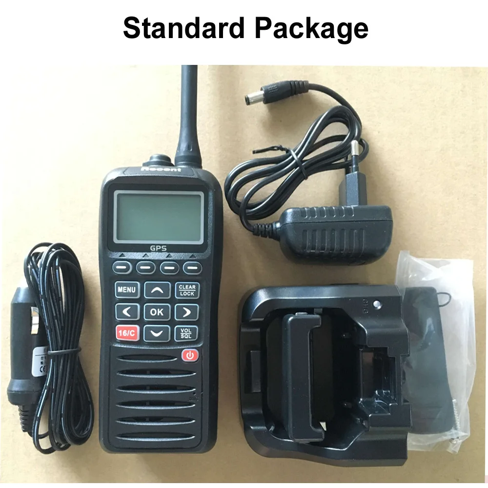 Vhf Marine Radio Rs38m And Cable Builtin Gps 156.025163.275mhz Waterproof Float Ip67