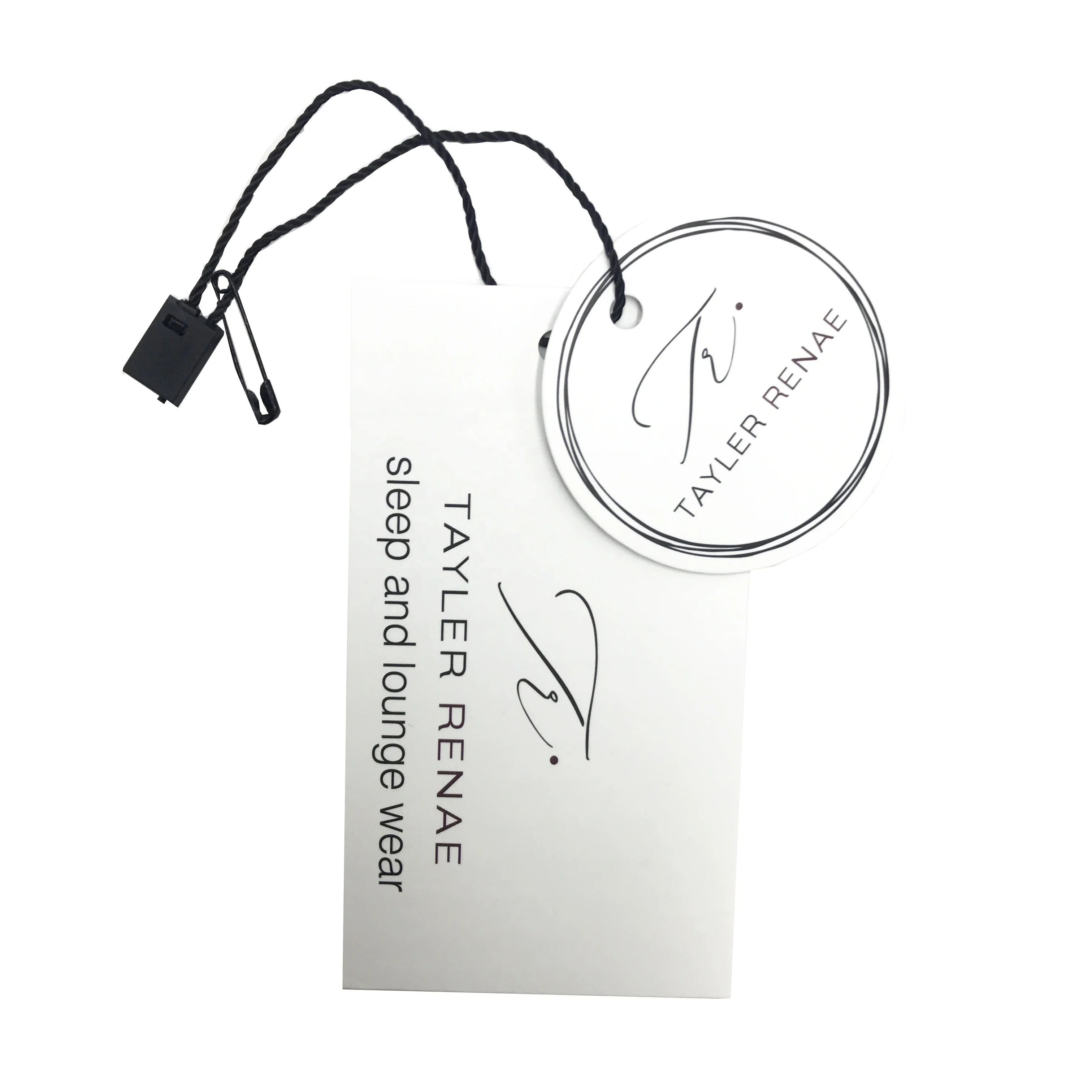 

Custom logo Paper tags swing hang tag for bikini wig tag