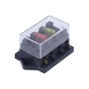 DC 12V 24V Waterproof Vehicle Circuit Auto 4 Way Fuse Block Car Fuse Box For Van Boat Marine