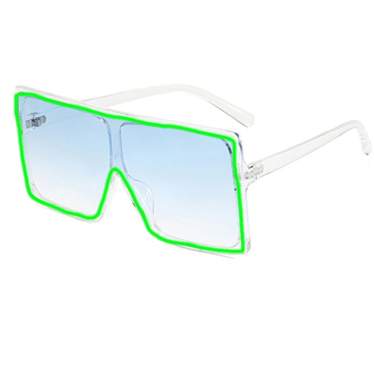 

one piece sunglasses newest 2020 Oversize Square Sunglasses UV400