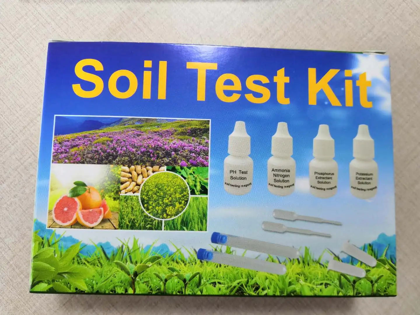 Orchard,Garden Rapid Soil Test Reagent Kit For Ph,Phosphorus,Potassium ...