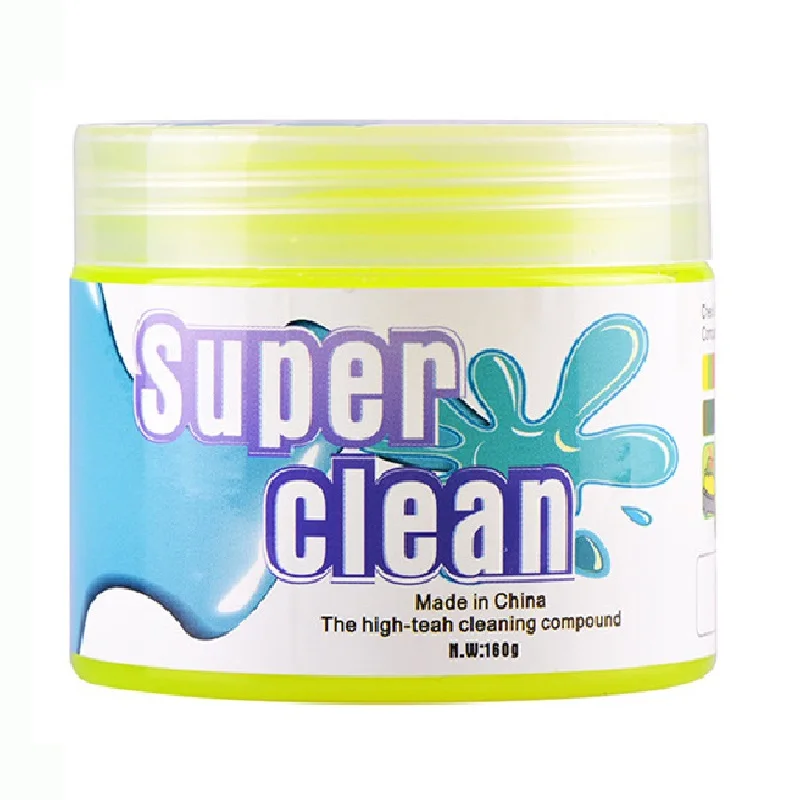

Wholesale Keyboard Car Cleaning Slime Super Soft Crystal Sticky Dust Cleaning Glue Gel Gum Cleaning Slime