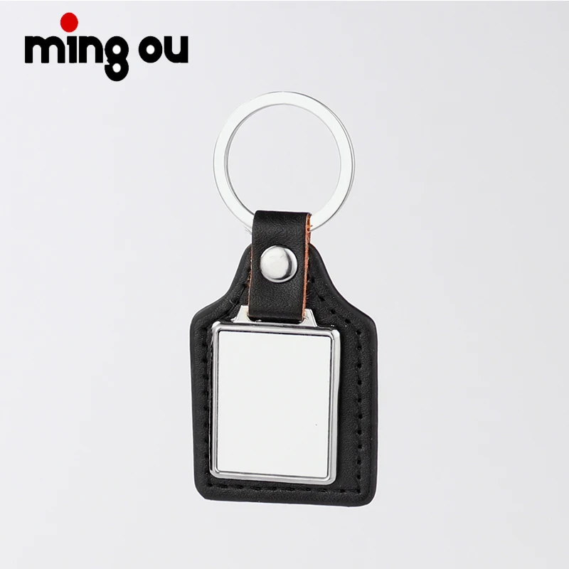 

Sublimation Keychain Blank Leather Case Photo Keychains Accessories Key ring Key chain