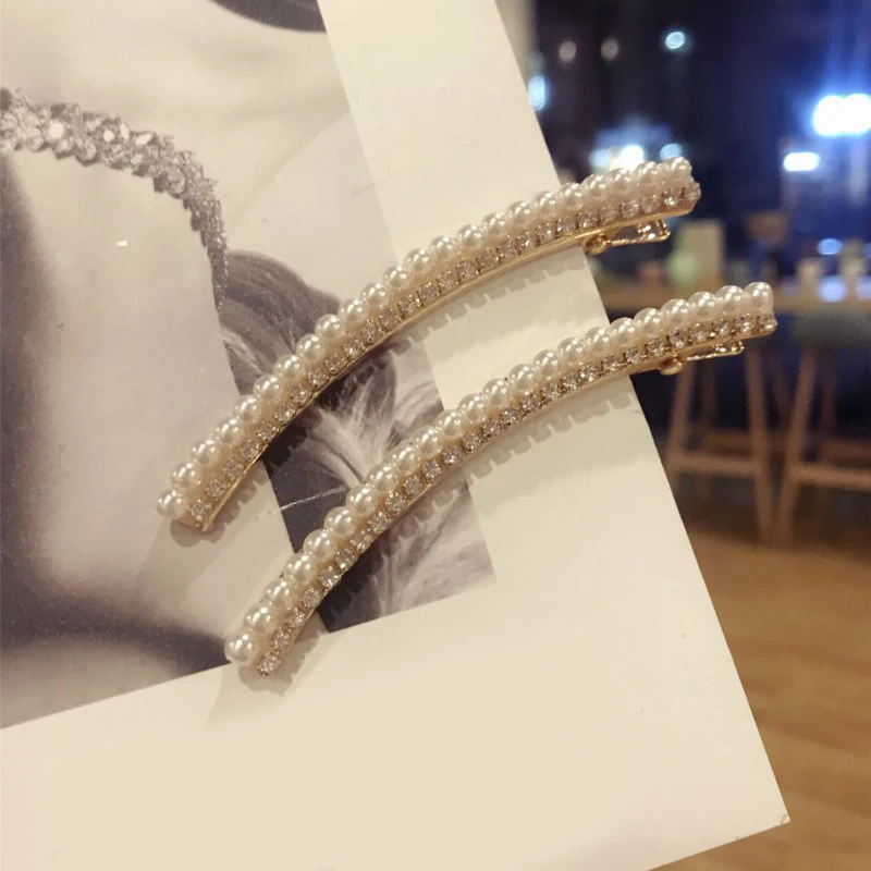 

JUHU New fashion acrylic acetate hair claw clip geometric clip for women cute girls hair accessories pearl hair clip korean, Colorful