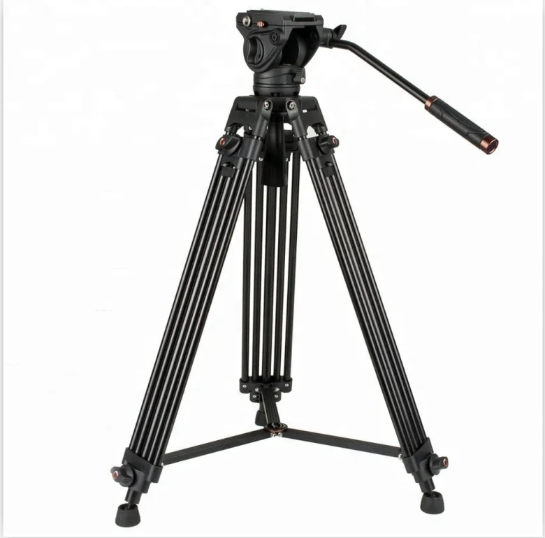 

Factory Direct Sell 72 inch Heavy Duty Professional Camera Video Tripod, Black