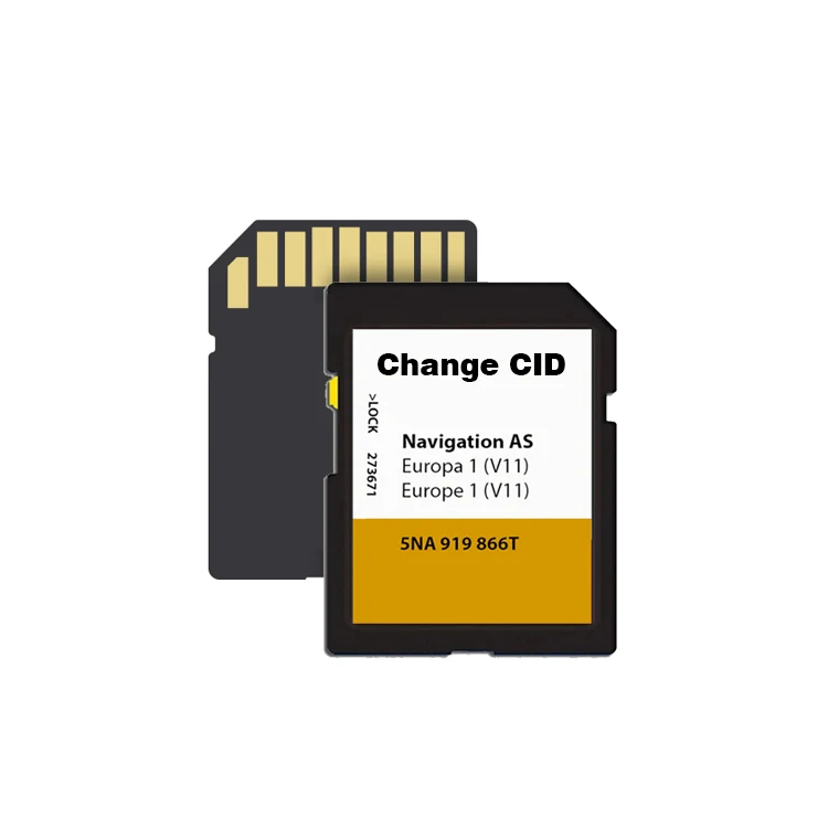 

Vw Navigation Card for Gps 100% Full Capacity Sd Cid Changeable